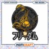 Golden Fish Design PNG for Instant Download Art Print