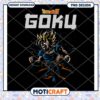 Goku Dragon Ball Z PNG Instant Download Artwork Design