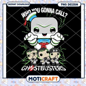 Ghostbusters PNG Design Who You Gonna Call Art Download