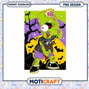 Funny Zombie Kid Cartoon Halloween PNG Design Download