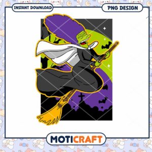 Fun Witch PNG Design for Halloween Themed Crafts Download