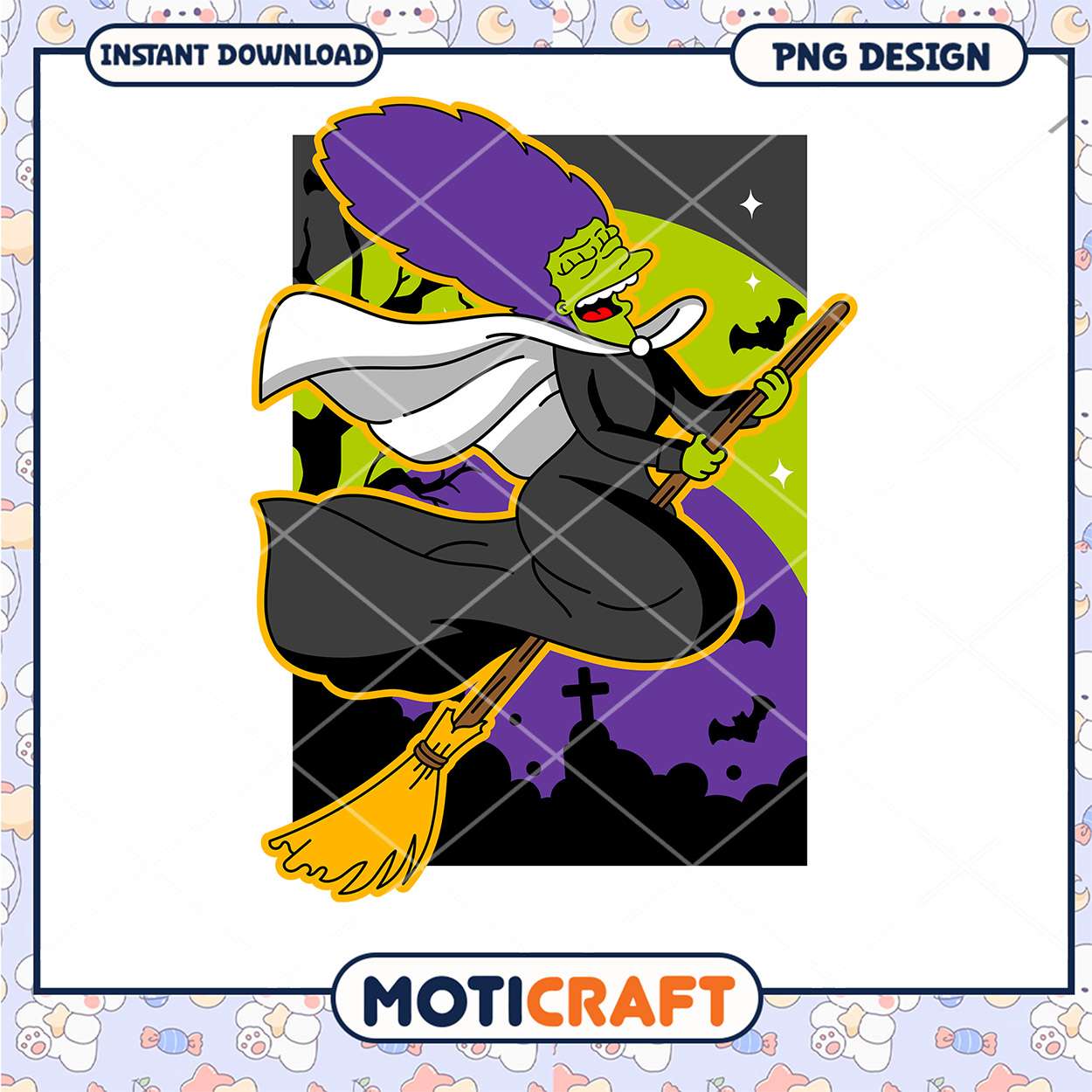 Fun Witch PNG Design for Halloween Themed Crafts Download Fun Witch PNG Design for Halloween Themed Crafts Download