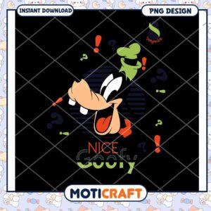Fun Goofy Character PNG Design for Instant Download Gift