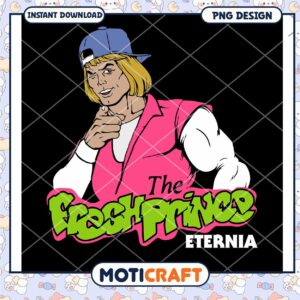 Fresh Prince Eternia Fun PNG Downloadable Design Art
