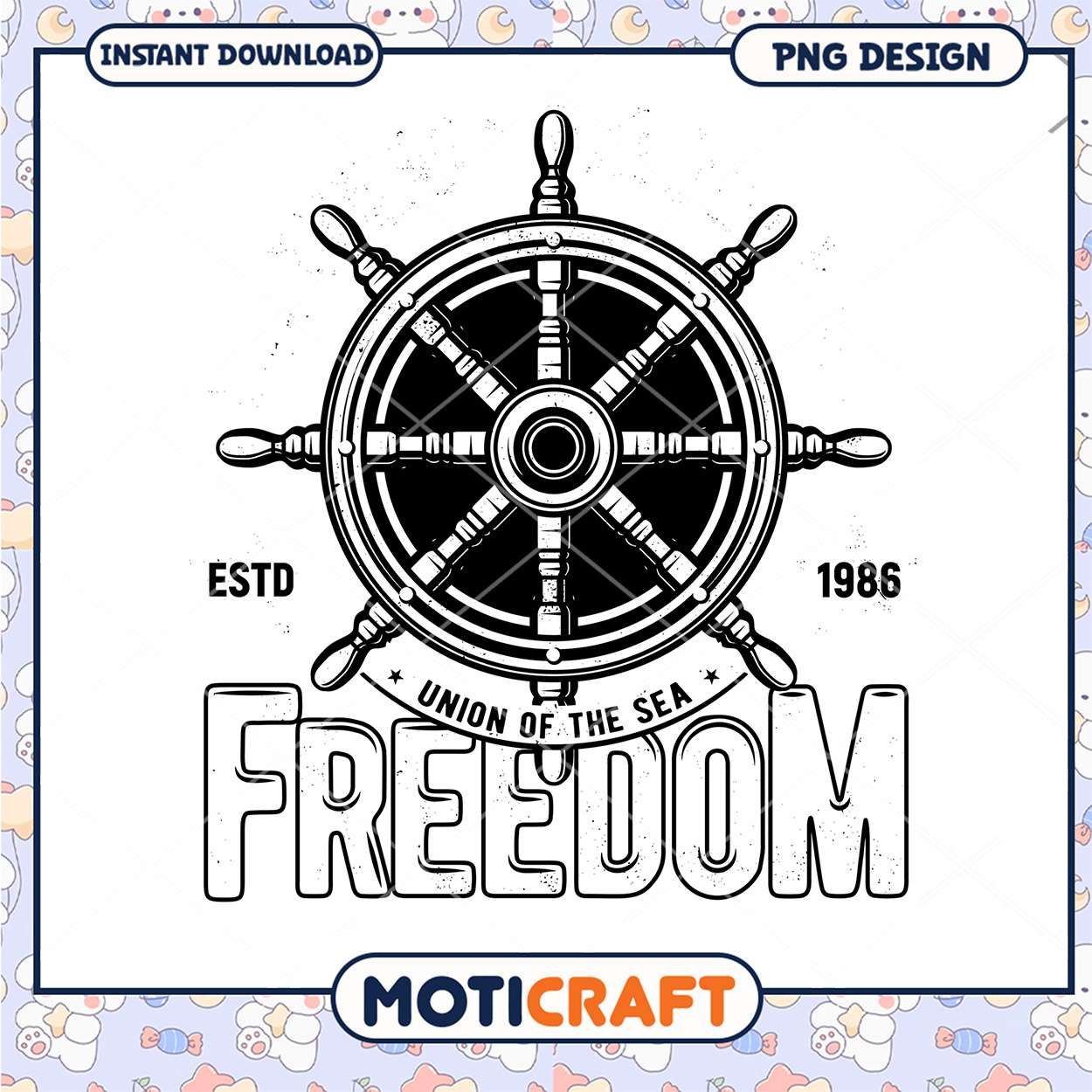 Freedom PNG Design Nautical Wheel Instant Download Art Freedom PNG Design Nautical Wheel Instant Download Art