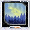 Forest Landscape Digital PNG Art for Instant Download