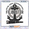 Filibuster Rum and Adventure Nautical PNG Design Download 2 Filibuster Rum and Adventure Nautical PNG Design Download