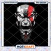 Fierce Warrior Face PNG Design for Instant Download Art