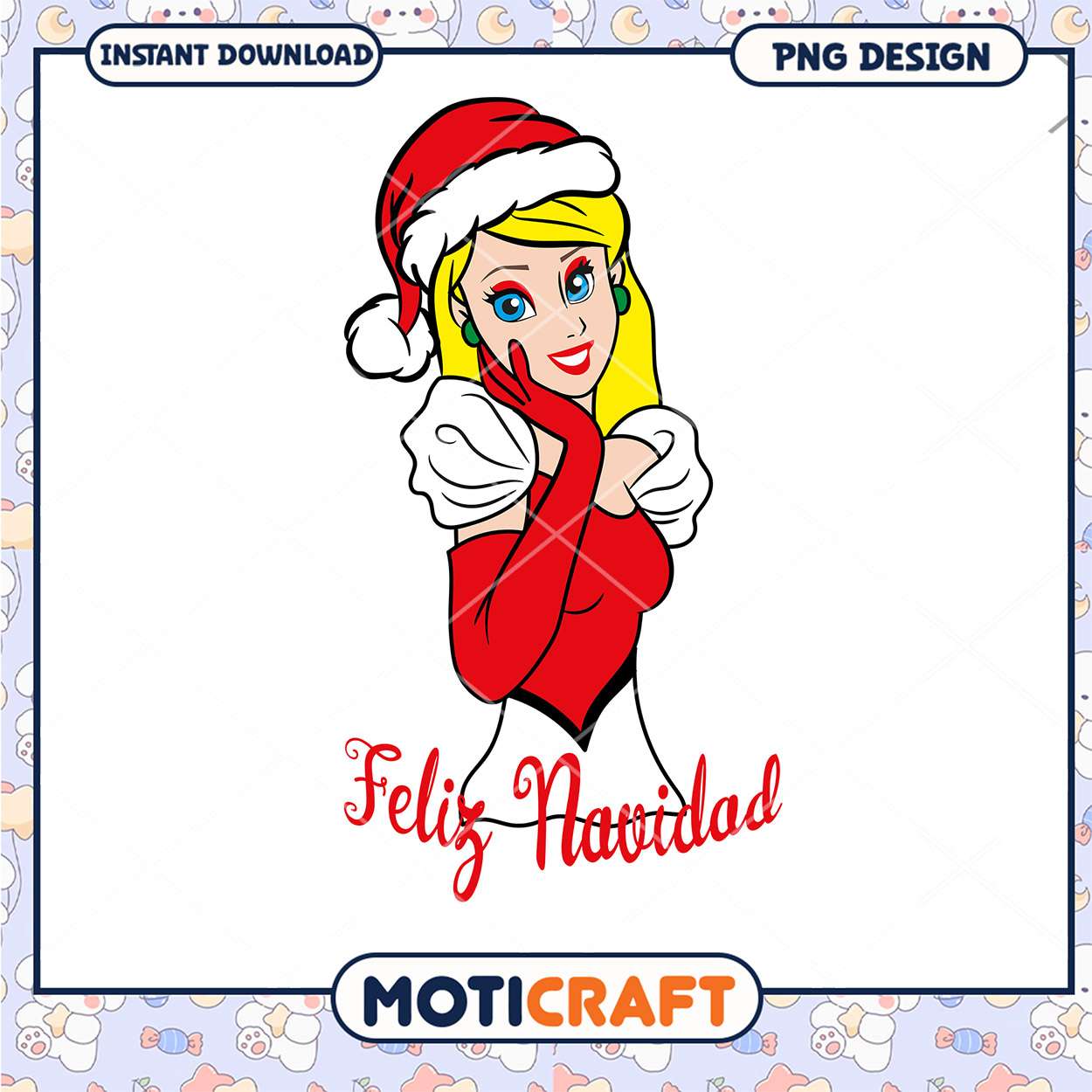 Feliz Navidad Christmas PNG Design for Instant Download Feliz Navidad Christmas PNG Design for Instant Download