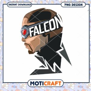 Falcon PNG Design Instant Download for Graphic Projects