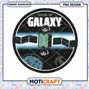 Explore the Galaxy Fun PNG Design for Instant Download