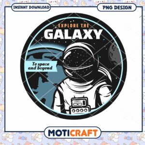 Explore the Galaxy Astronaut PNG Design for Downloads