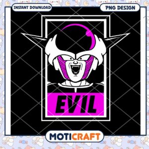 Evil Character PNG Art Instant Download for Fans and Collectors