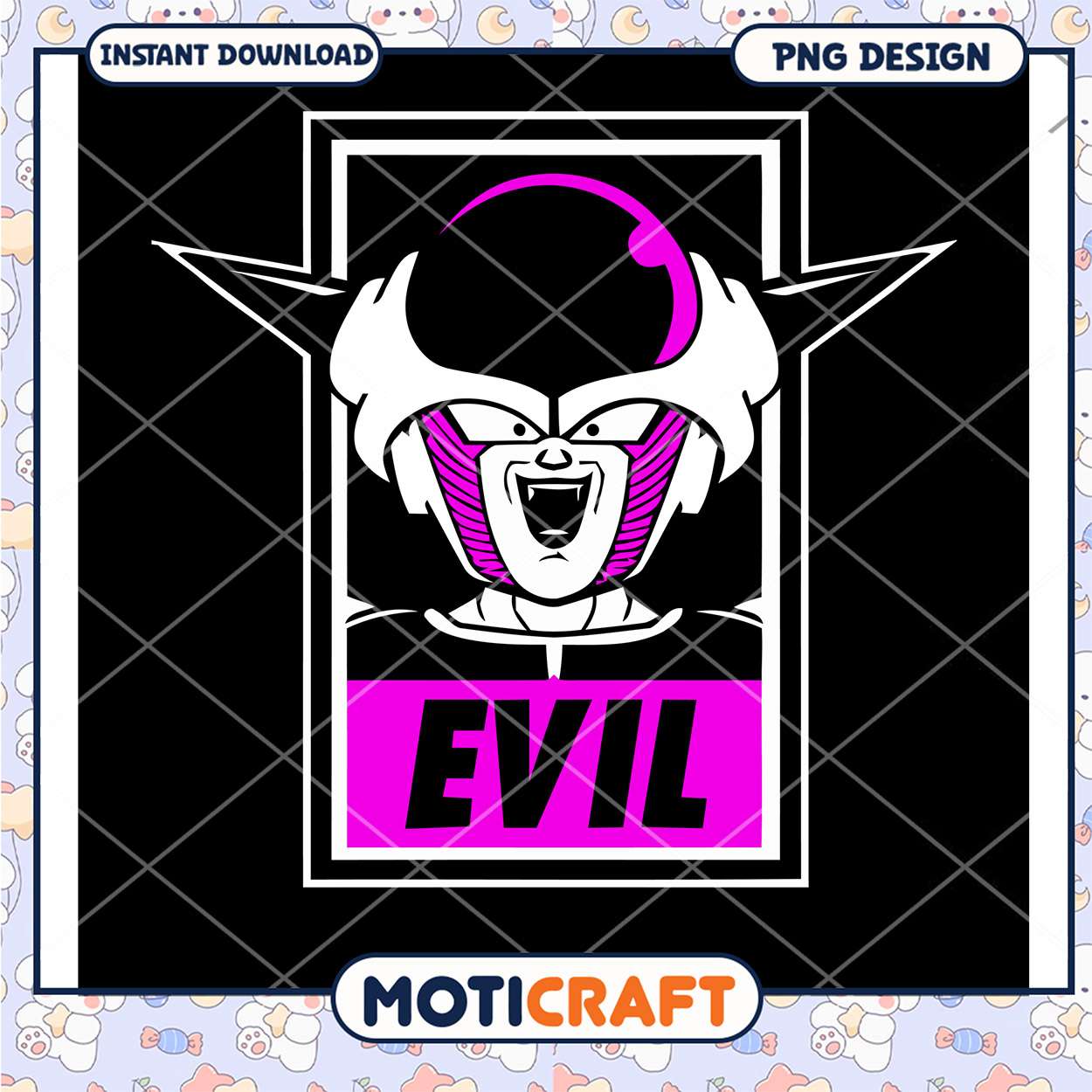 Evil Character PNG Art Instant Download for Fans and Collectors Evil Character PNG Art Instant Download for Fans and Collectors