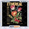 Ethereal Floral PNG Design Instant Download for Decor 2 Ethereal Floral PNG Design Instant Download for Decor