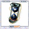 Elegant Hourglass PNG Design for Instant Download Art