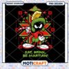 Eat Drink Be Martian Funny Christmas PNG Design Download