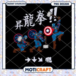 Dynamic Captain Shield PNG Design for Instant Download