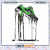 Dripping Graffiti Sneaker PNG Design for Instant Download