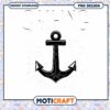 Downloadable PNG Anchor Design for Nautical Art Projects