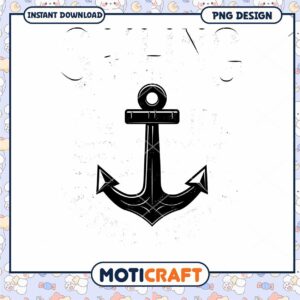 Downloadable PNG Anchor Design for Nautical Art Projects