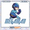 Downloadable Mega Man PNG Design for Instant Use