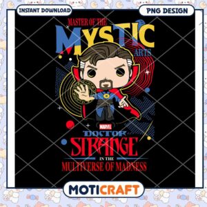 Doctor Strange Mystic Arts PNG Design Instant Download