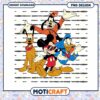 Disney Character PNG Design Featuring Mickey and Friends