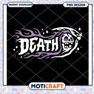 Death Themed Graphic Design PNG for Instant Download Use