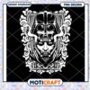 Darth Vader Vintage Style PNG Design Instant Download Art
