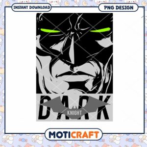 Dark Knight PNG Art Design for Instant Download Online