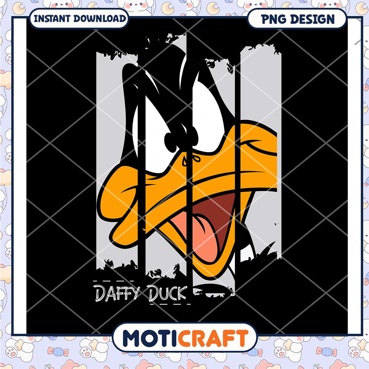 Daffy Duck PNG Design for Instant Digital Download Art Daffy Duck PNG Design for Instant Digital Download Art