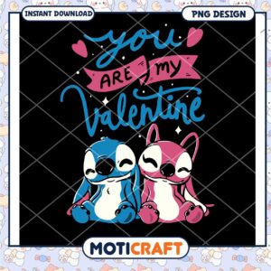 Cute Valentine PNG Design You Are My Valentine Art