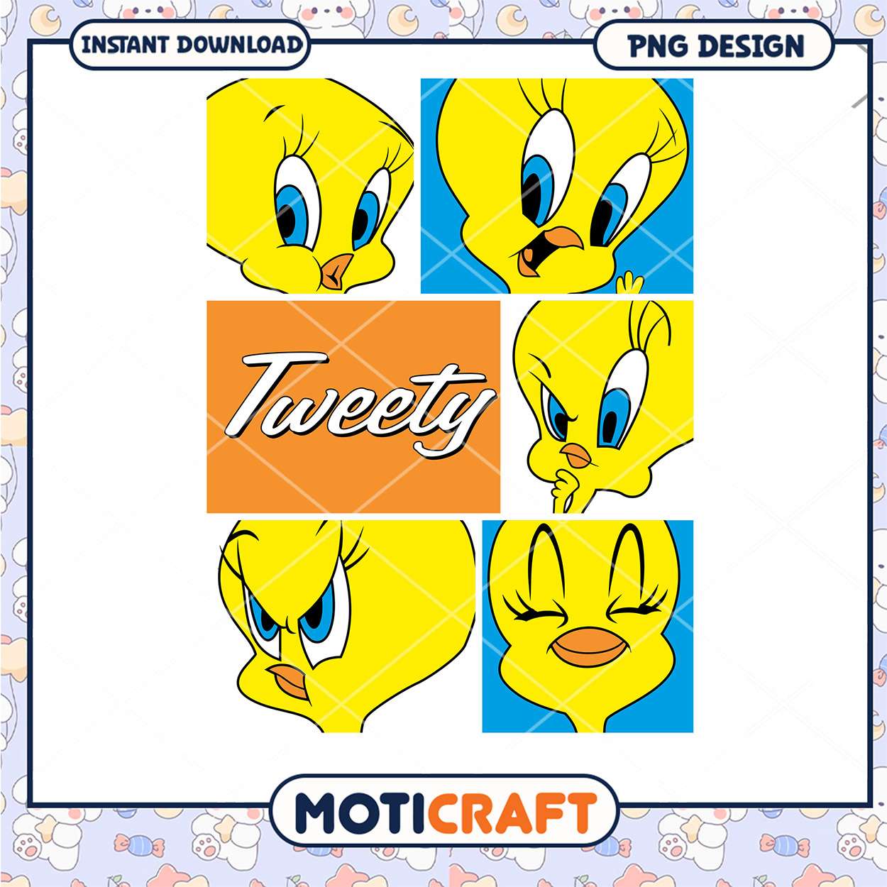 Cute Tweety Bird PNG Clipart for Creative Projects Download Cute Tweety Bird PNG Clipart for Creative Projects Download