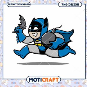 Cute Superhero Character PNG Download for Kids Crafts