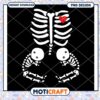 Cute Skeleton Design with Heart PNG Instant Download Art