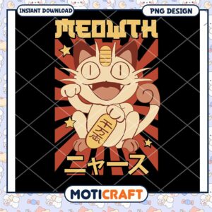Cute Meowth PNG Art Download for Fans and Collectors
