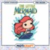 Cute Little Mermaid PNG Design for Instant Download Art
