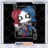 Cute Harley Quinn PNG Design for Instant Download Art
