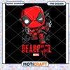 Cute Deadpool PNG Design for Instant Download Art Print