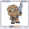 Cute Cartoon Wookiee PNG Design Instant Download File 2 Cute Cartoon Wookiee PNG Design Instant Download File