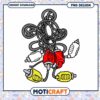 Cute Cartoon Character with Colorful Wires PNG Design Download 1 Cute Cartoon Character with Colorful Wires PNG Design Download