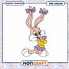 Cute Cartoon Bunny PNG Instant Download Design for Crafts