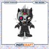 Cute Black Panther Skull Mascot PNG Digital Download Art