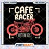Custom Cafe Racer Bike Design Instant Download PNG Art