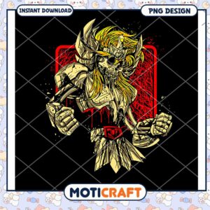 Creepy Skull Hero PNG Design for Instant Download Art