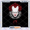 Creepy Pennywise Clown Art Design Instant Download PNG 2 Creepy Pennywise Clown Art Design Instant Download PNG