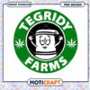 Creative Tegridy Farms PNG Download Fun Cannabis Design