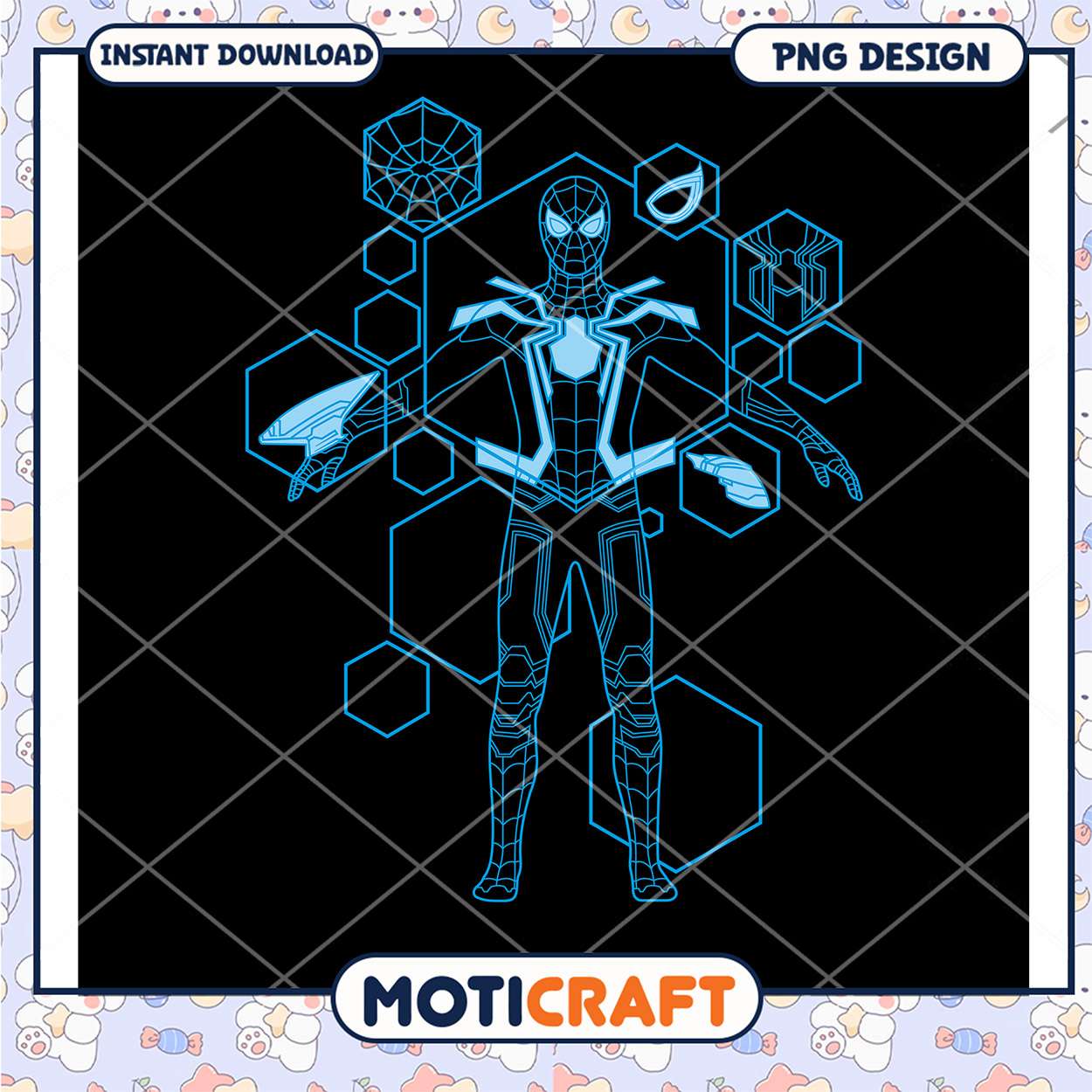 Cool Spider Man PNG Graphic Instant Download Design 2023 Cool Spider Man PNG Graphic Instant Download Design 2023