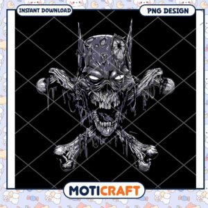 Cool Skull and Crossbones PNG Download for Unique Designs
